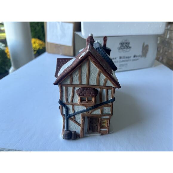 Dept 56 The Old Curiosity Shop Heritage Dickens Village Series 1987 Box & Light - Picture 4 of 11